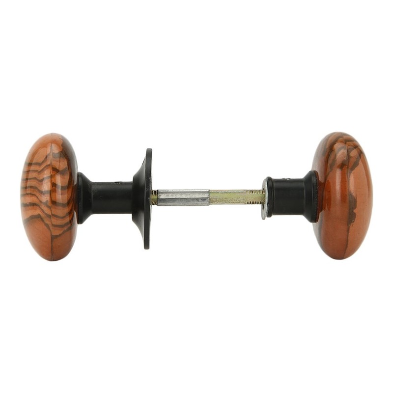 A29 Porcelain Rim Lock Door Knob Set – 2 1/4"