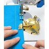 Adjustable Magnetic Seam Guide with Spring Clip for Sewing Machines