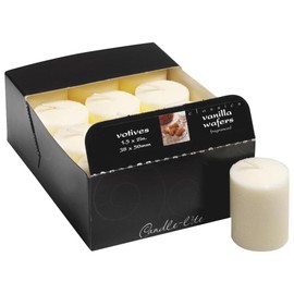Candle-LITE Company 1276570 Creamy Vanilla Swirl Votive Candle, 2"