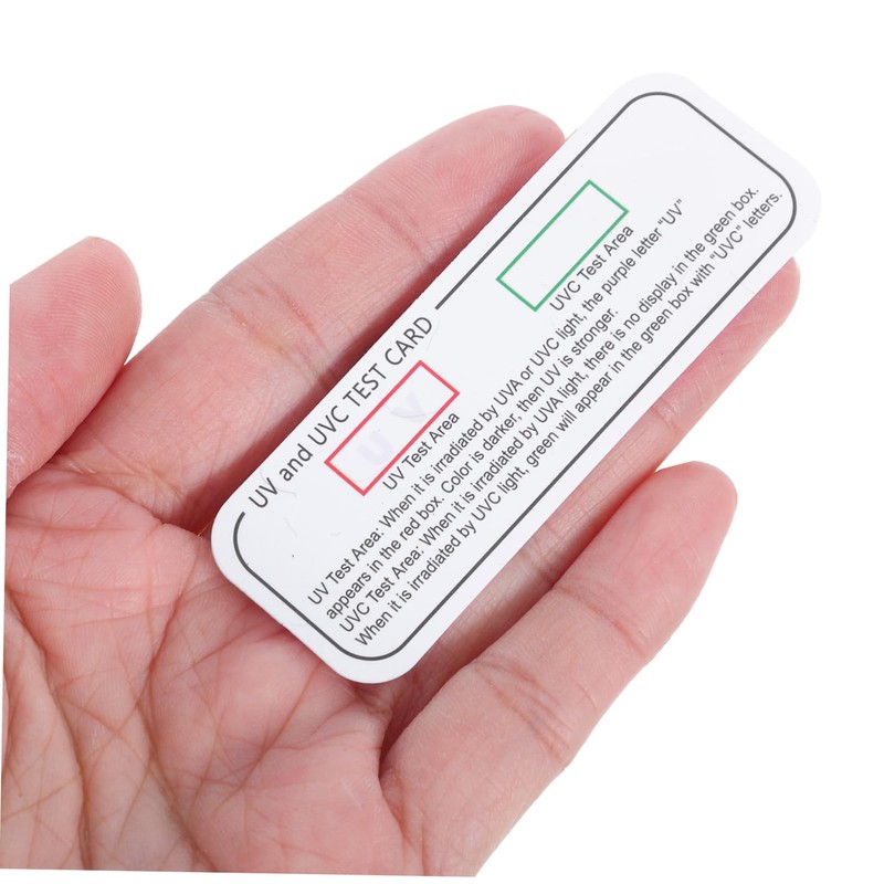 ROMISBABA 20pcs Uv Test Cards for Accurate and Detection Light