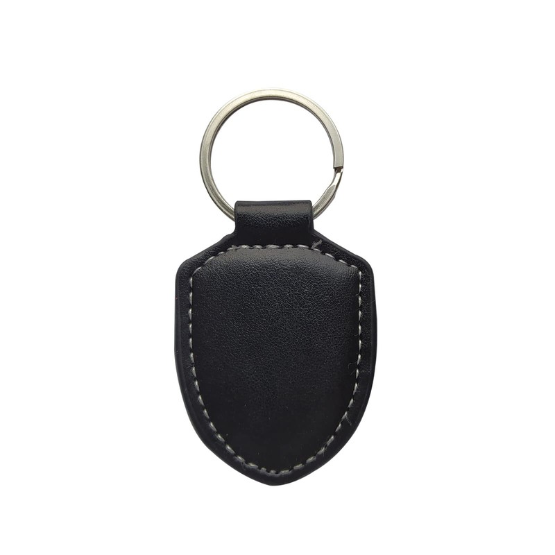 hecere Genuine Leather RFID Key Fob Tag Proximity ID T5577