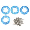 4Pcs 1.9in Wheel Outer Rings Rims Increase Stability CNC Machining