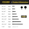 Wood Screws Assortment Kit, FIXLINK 240 PCS High Hardness Flat