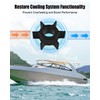 QAGGUM Water Pump Impeller Repair Kit Fit for Honda Outboard