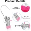 Anti-Slip Stainless Steel Boot Hanging Hold Clips, 20 Piece Stainless