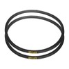 QUARKZMAN 2pcs SPZ670 10x670 V-Belt Rubber Conveyor Belts for Car
