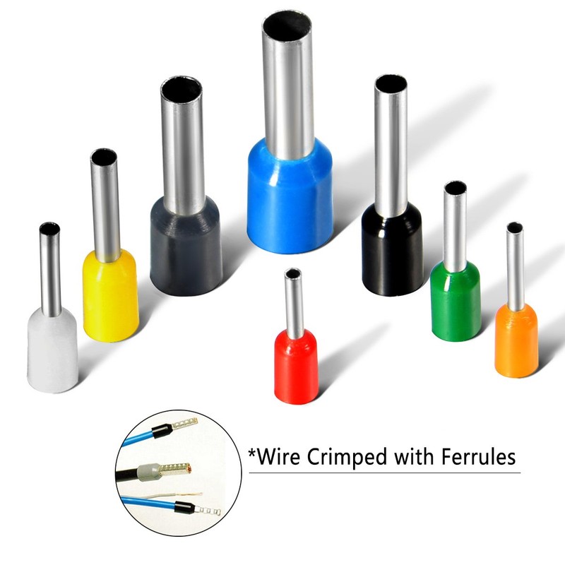 800PCS Wire Ferrules, Sopoby Insulated Ferrule Crimp Pin Terminal Kit