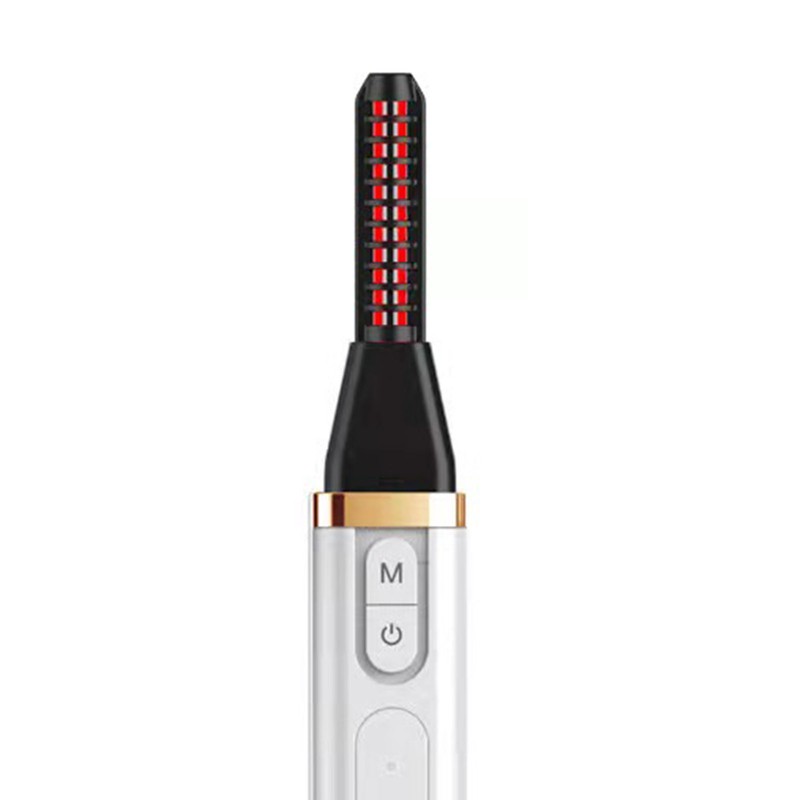 Heated Eyelash Curler Comb USB Rechargeable Electric Heated Eyelash Curler