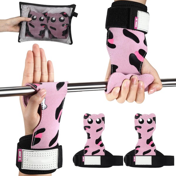 Silipull Lifting Wrist Straps Weight Lifting Grips with Cushion Wrist