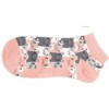 MISS SPARROW Cat Trainer Socks Womens Bamboo Mix Dusky Pink