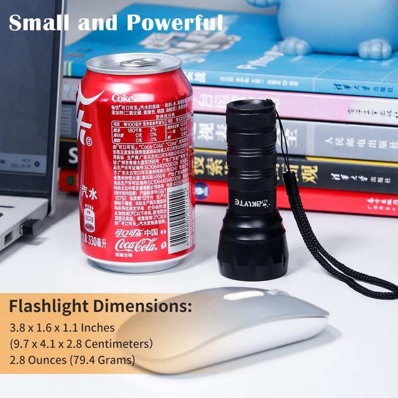Waklyte Black Light UV Light, 21 LED 395nm UV Flashlight,