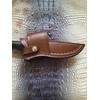 Custom Cross Draw Leather Knife Sheath for Buck 119 Knife,