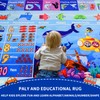 DINSUMRUG ABC Kids Rug for Playroom 59"×78.7" Ocean Mat Baby