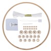 DIY Wind Chimes Kit Round Wood Beads Crafts Ornaments Hand
