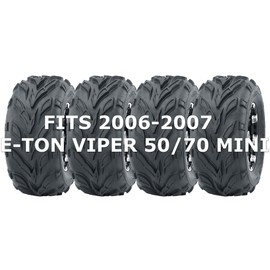 Set 4 WANDA Sport Go Kart ATV Tires 145/70-6 145x70x6 fit for 2006-2007 E-TON VIPER 50/70