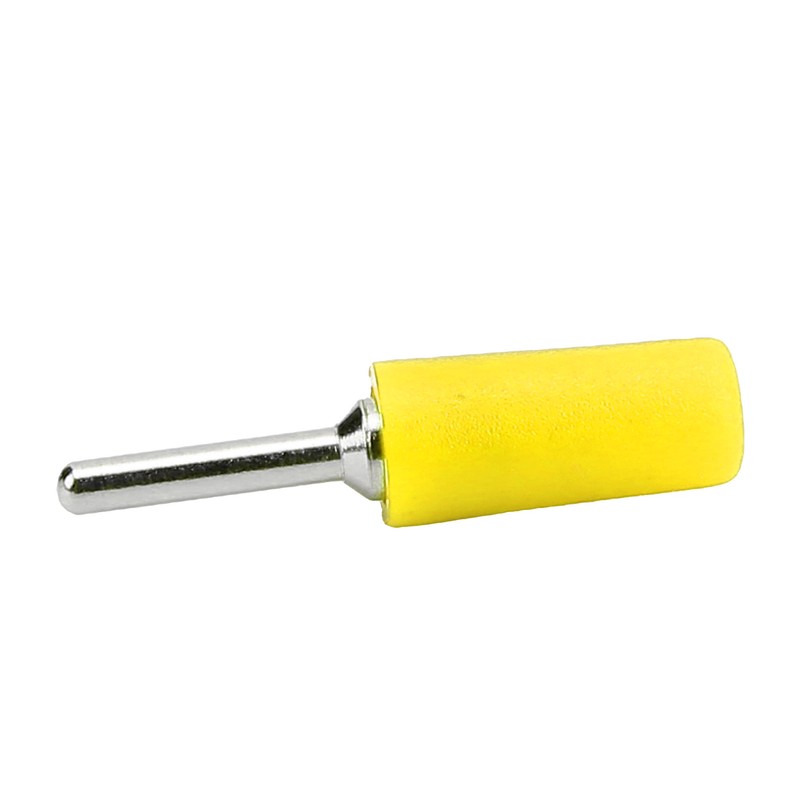 100Pcs Banana Plug Male Nickel Plated Brass Pin Straight for