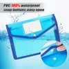 Simpolor Pack of 5 Document Wallets A4/A5, Plastic Envelope Folder,