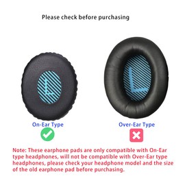 Compatible with Bose SoundLink Earphones, Bose Wireless Headphones, Bose in-Ear 2 (OE2) and Bose SoundTrue Earphones (Replace The Ear Pads)