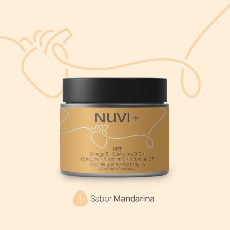Nuvi+ Gomitas De Omega 3, Coq10, Vit D3, S/azúcar Y