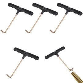 Set of 4 Spring Compressor Trampoline, Trampoline Spring Compressor, Trampoline T Hook Kit, Metal, Trampoline Tool T-Hooks, for Trampoline Tools Spring Puller Metal T-Hook Puller Hand Tool for Jumping