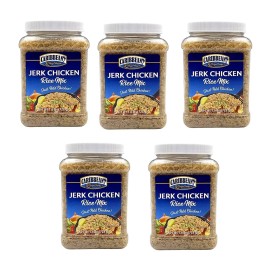 CARIBBEAN RHYTHMS 5-Pack Caribbean Rhythms Jerk Chicken Rice Mix - Size 1.6 lbs Each