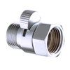 Kabter Brass Shower Flow Control Valve Shut Off Switch,Polished Chrome