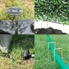50Pcs Garden Stakes Staples + 50Pcs Gasket, 6 Inch Lawn