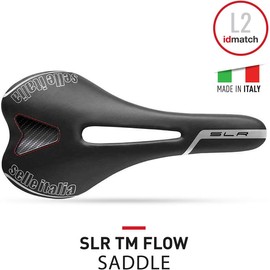 Selle Italia Unisex - Adult SLR TM Flow Saddles, Black, L2