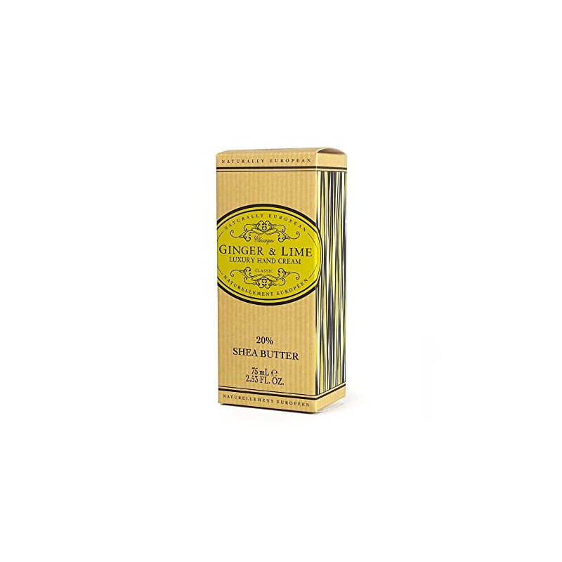 Naturally European GINGER & LIME Luxury Hand Cream Boxed 20%