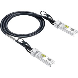 10Gtek 10G SFP+Cable 10GBASE-CU Twinax Cable Tested for Netgear XS508M, Netgear XS505M, HPE JD097C, H3C 5120/HP 5900 Switch, 1m