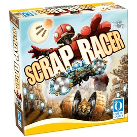 Queen Games Scrap Racer Strategy Dice Game for Families, Adults, Kids Ages 8+, 2-6 Players