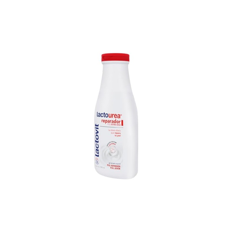 Lactovit Lactourea Gel de Baño Reparador para Piel Seca 500