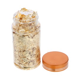 OHPHCALL 3pcs Gold Silver Foil Paper for Nail Decoration Easy to Apply Glitter Stickers for Phone Cases Art Projects and Home Decor