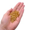 Gold Plated Jump Rings 8mm 200pcs (1mm Thickness) for Jewellery