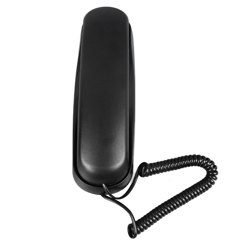 Wall Mountable Telephone Multifunctional Clear Sound Corded Landline Phone for