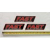 Unbranded 3 FAST fuel air spark tech DECALS STICKERS racing