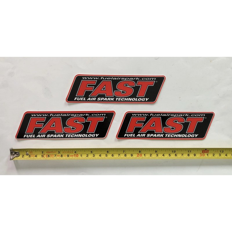 Unbranded 3 FAST fuel air spark tech DECALS STICKERS racing