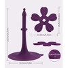 Mabnuby Silicone Trivet Mat - 6 Flower-Shaped Silicone mats +
