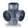 4" Soil Pipe 110 mm - Double Corner Branch Fittings