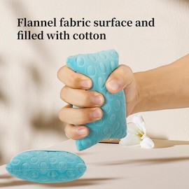 Finger Separator Protector Hand Contracture Cushion Padding Pillow Prevention Aid Training Tool With Fingers Hands Splints Flannelette Fabric For Hand Rehabilitation (blue)