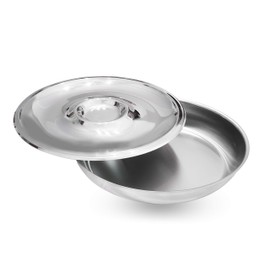 Maverick Unity Shrimp Cocktail Serving Dish and Bowl With Ice - Elegant and Large Platter for Seafood, Oysters, Crawfish, Veggies, Fruits, Salads.