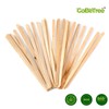 GoBeTree 500 Wooden Scoops Individually Wrapped in 14cm Paper Disposable