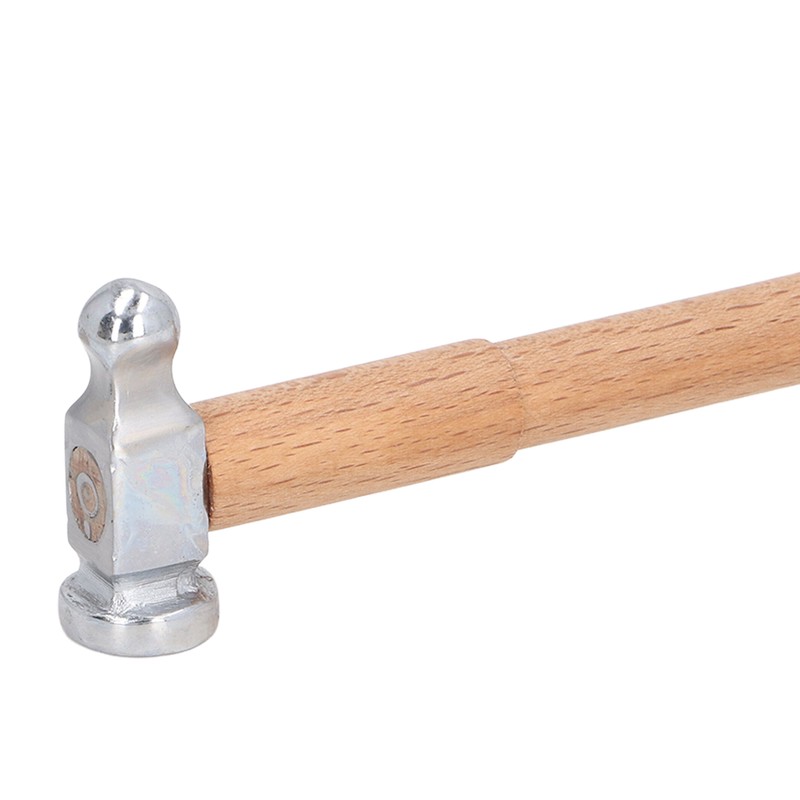 Mini Hammer High Carbon Steel Round Head Ergonomic Wooden Handle