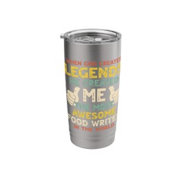 Food Writer Legend Stainless Steel Insulated Tumbler