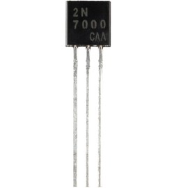 2N7000 Sic Mosfet Transistor TO-92 200mA 60V n-FET MOS N-Channel Feld Effect Transistor (Pack of 20pcs)