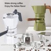 120ml 2 Cups Double Valve Moka Pot Aluminum Alloy Moka