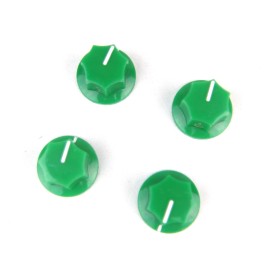 mLaval Guitar Parts 4X Control Knobs For Jaguar Mustang Style Guitar JB or Pedal, 1/4" Shaft, Blue