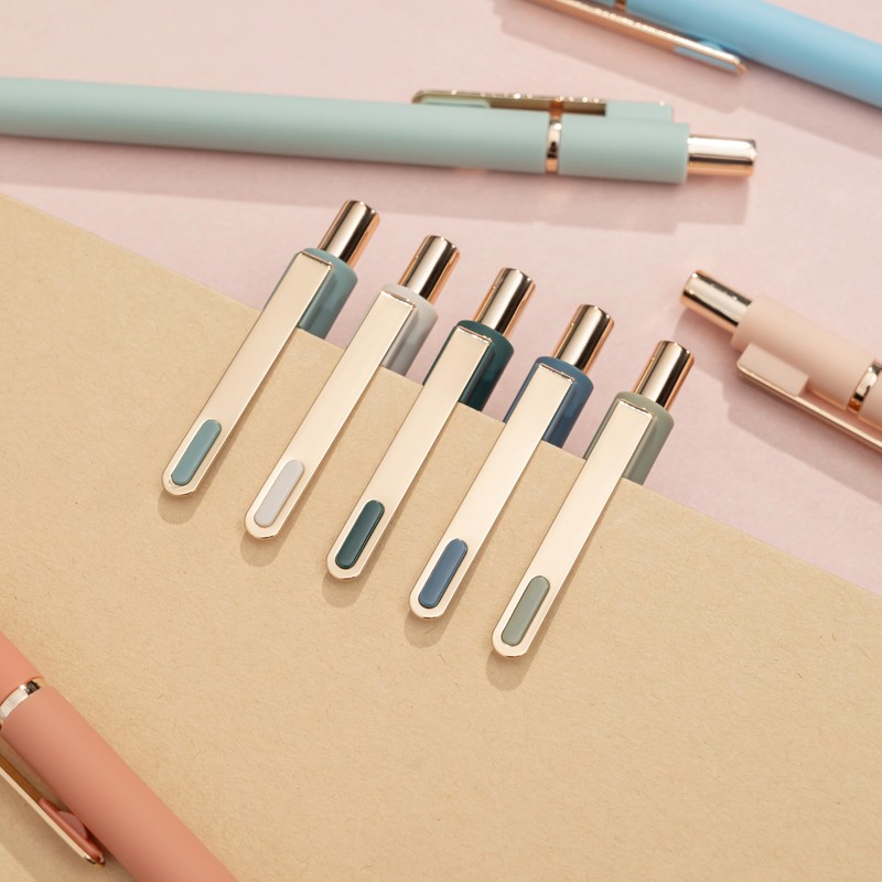 Linbsunne Gel Pens Black Ink Pens for Office 0.5mm Fine