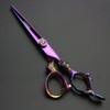 14 and 6-Inch Purple Barber Barber Professional Scissors Hand Hair Cutting