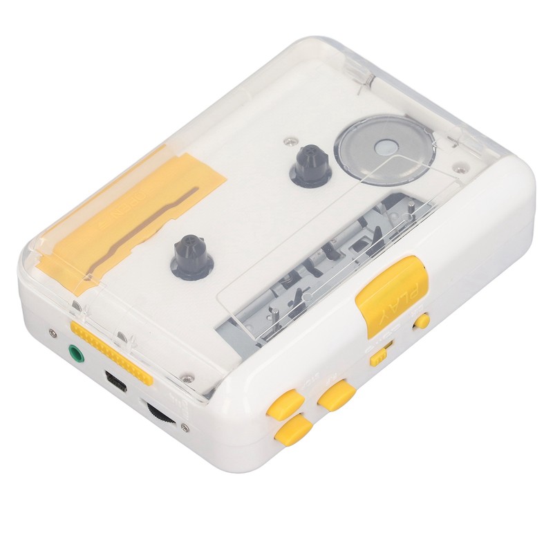 Cassette to MP3 Converter Battery USB Powered Portable Cassette Player